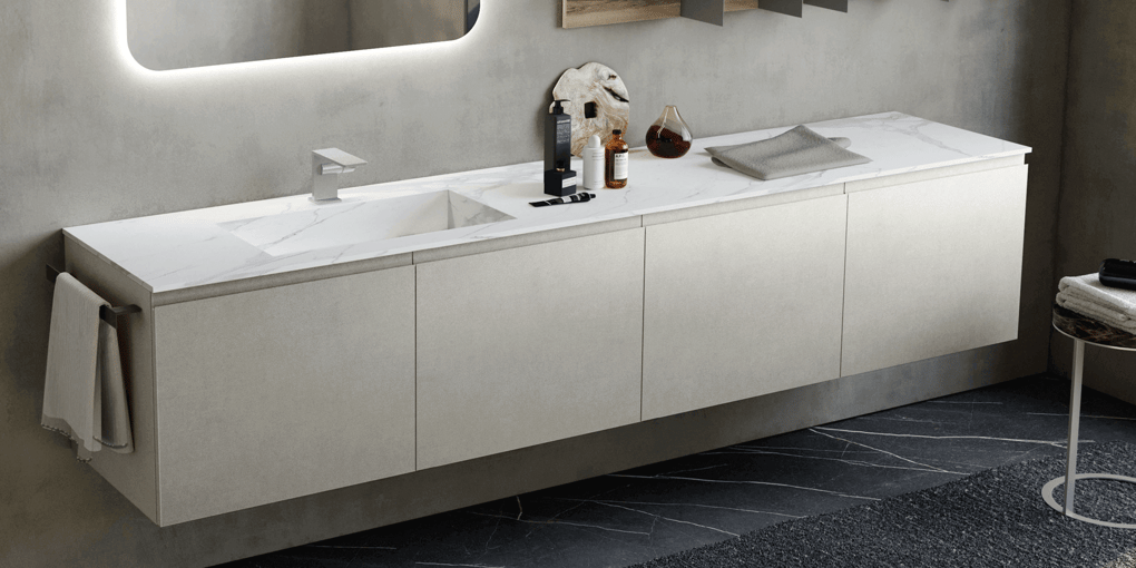 Porcelain Bathroom Countertops | Hastings Bath Collection